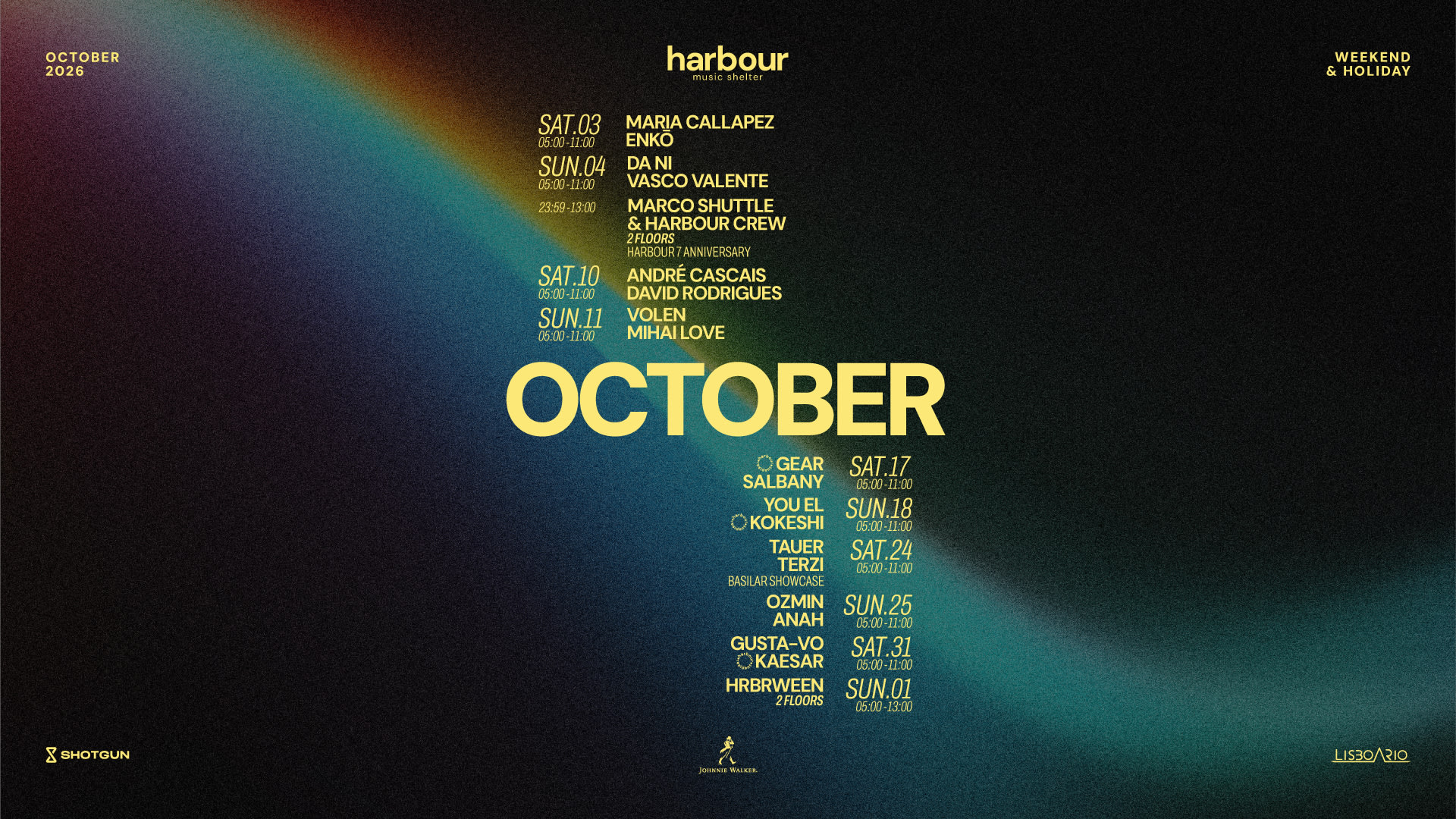 Harbour With André Cascais And David Rodrigues 05h-11h