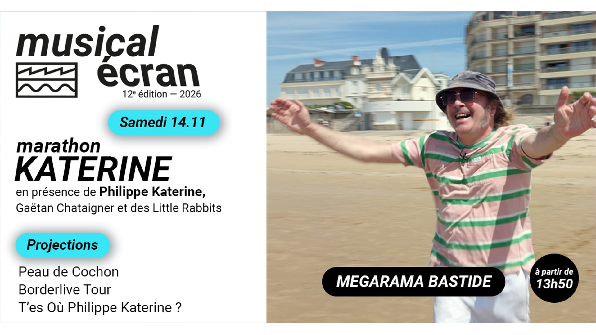 Pass Marathon 3 Films Philippe Katerine