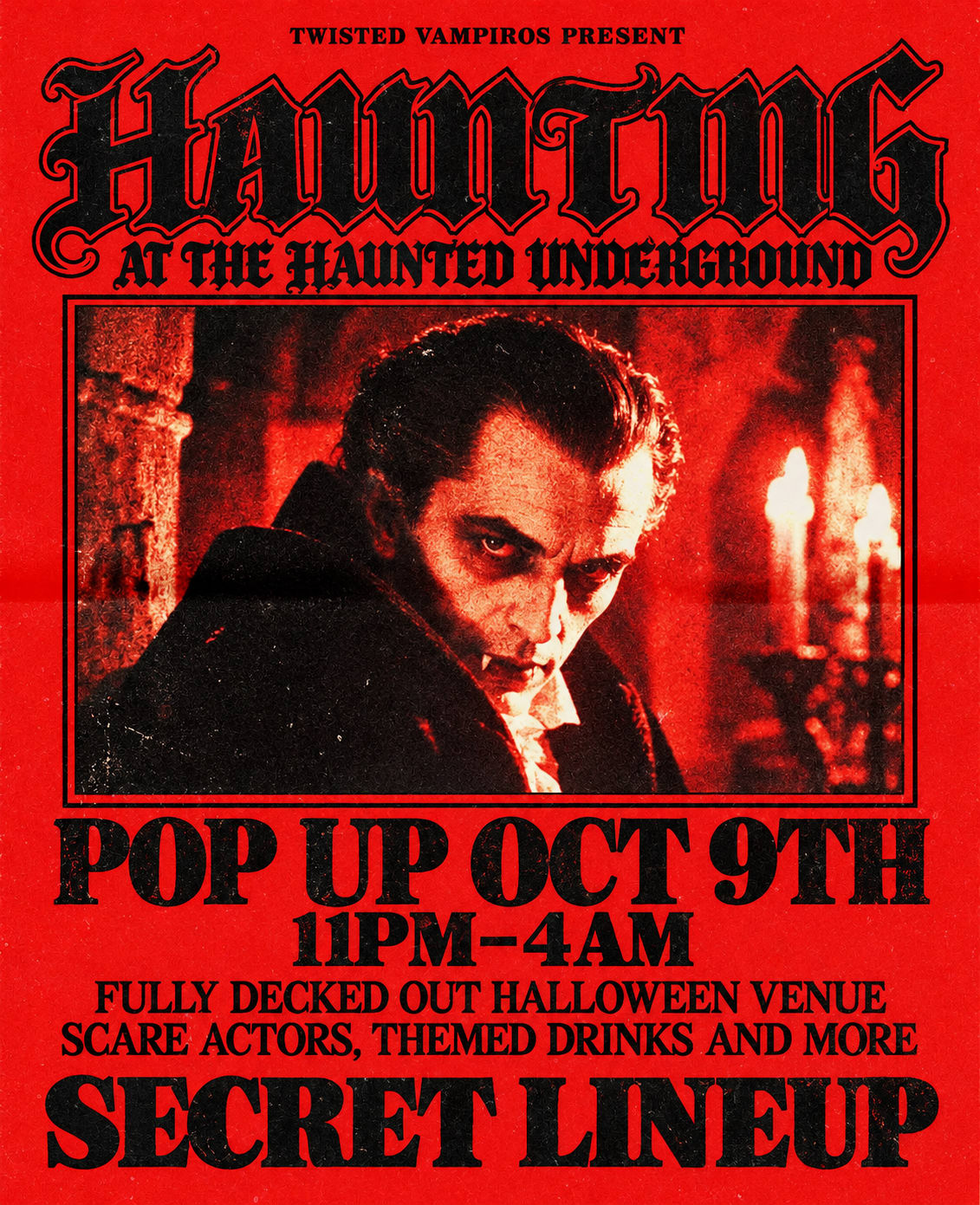 Pop Up - CDV & Twisted Present : Haunting At The Underground