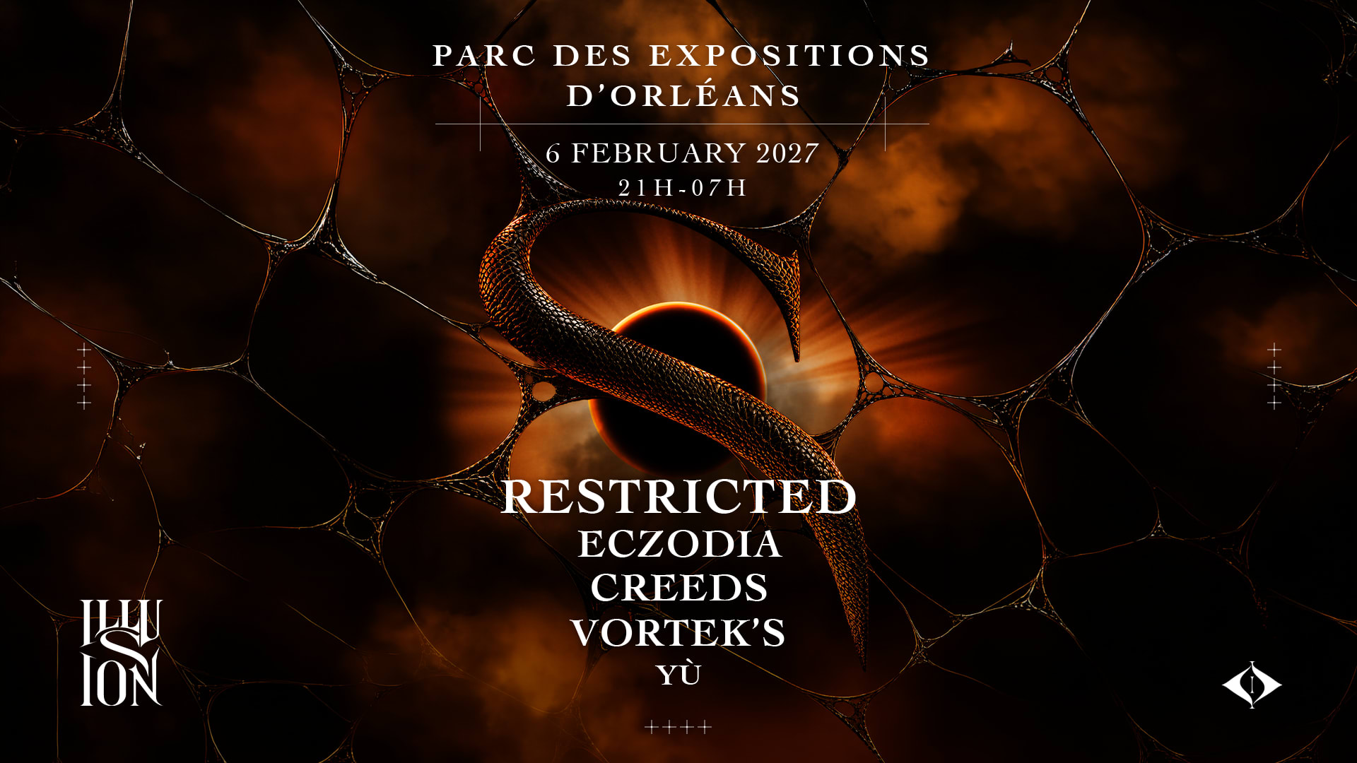 Illusion Rave Orléans :Restricted Eczodia Vortek's Creeds...