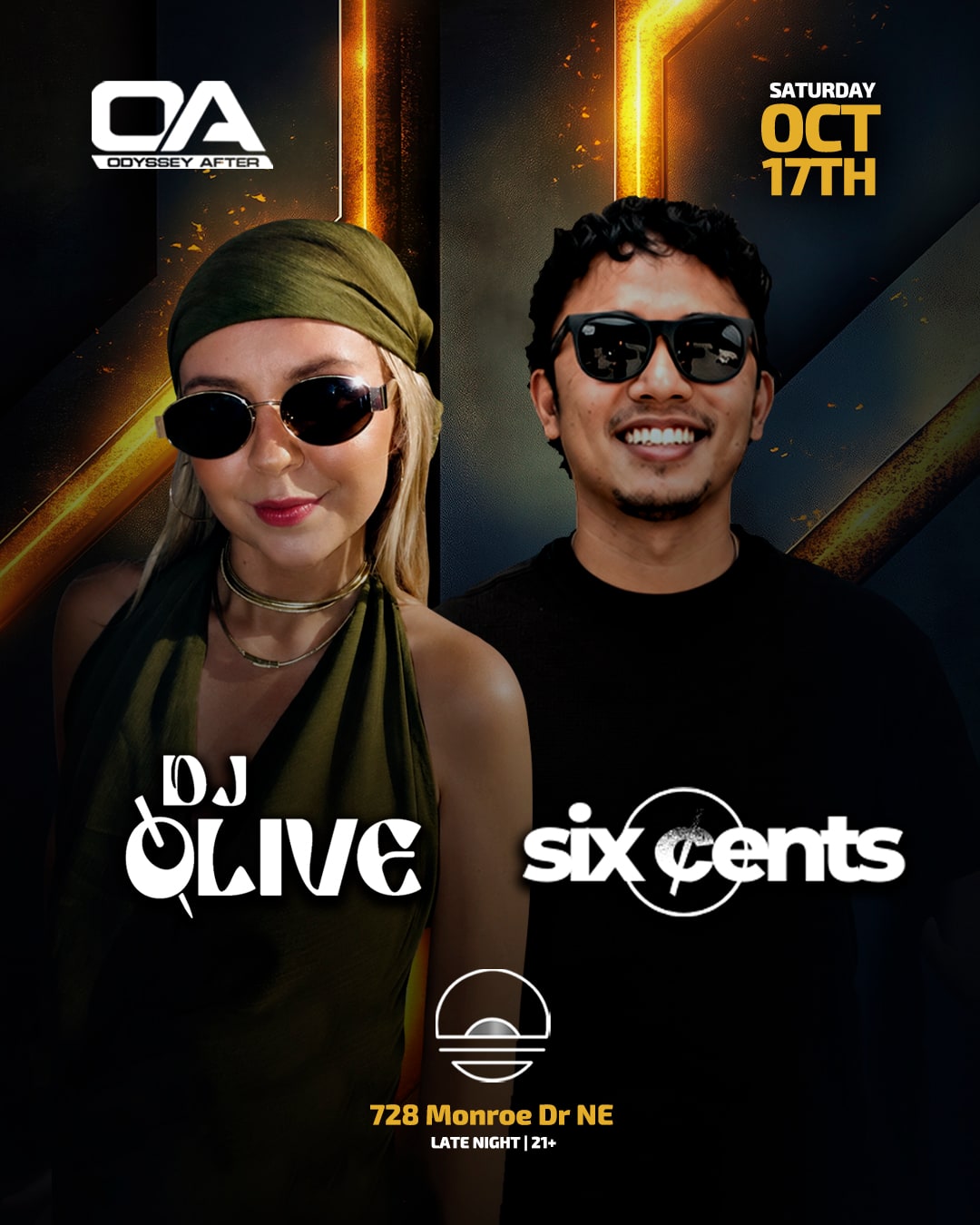 Six Cents & Dj Olive At Odyssey After
