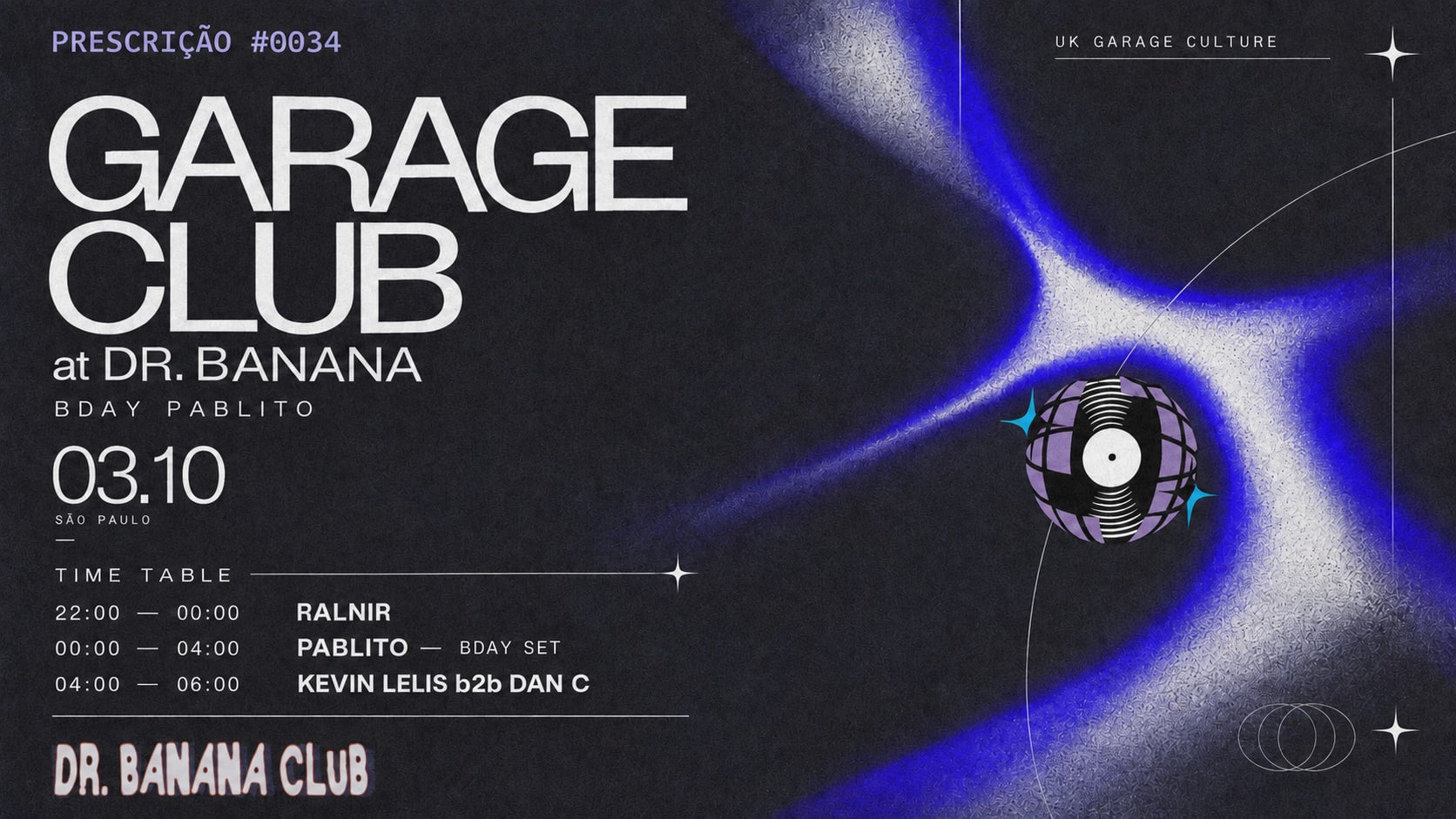 Garage Club At Dr. Banana · Bday Pablito