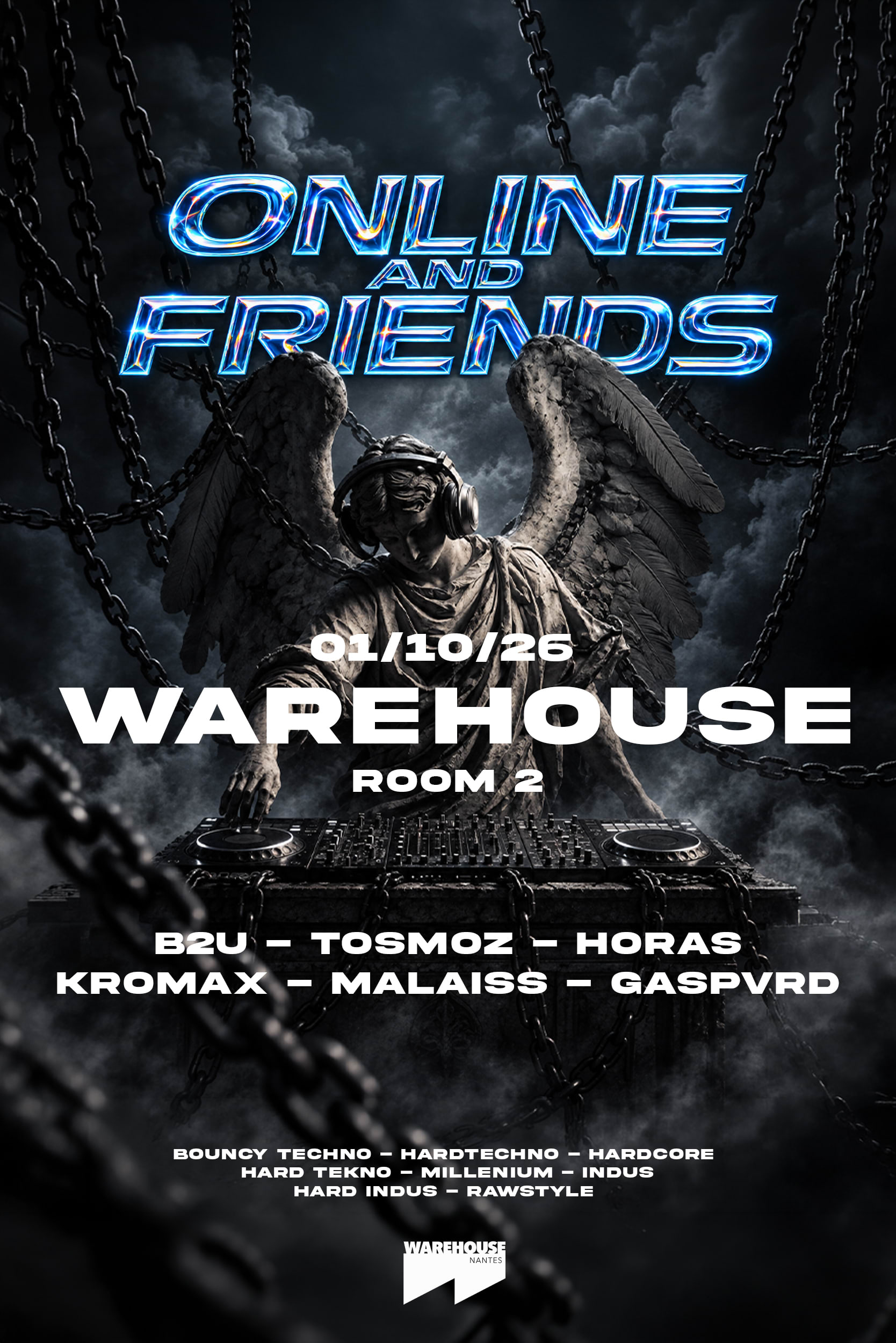 Collectif Online & Friends En Room 2 Du Warehouse !