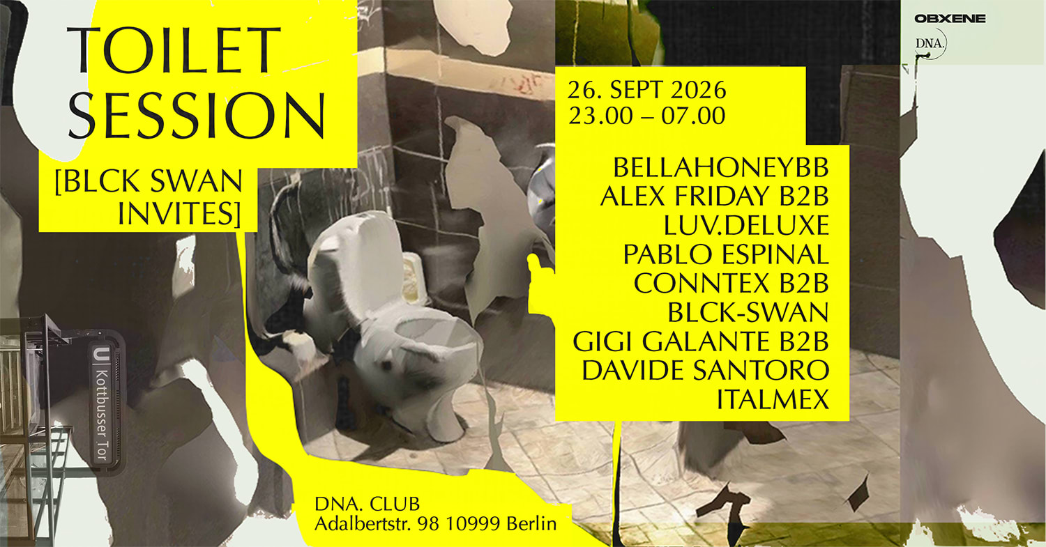 Toilet Session Second Anniversary: Blck Swan Invites