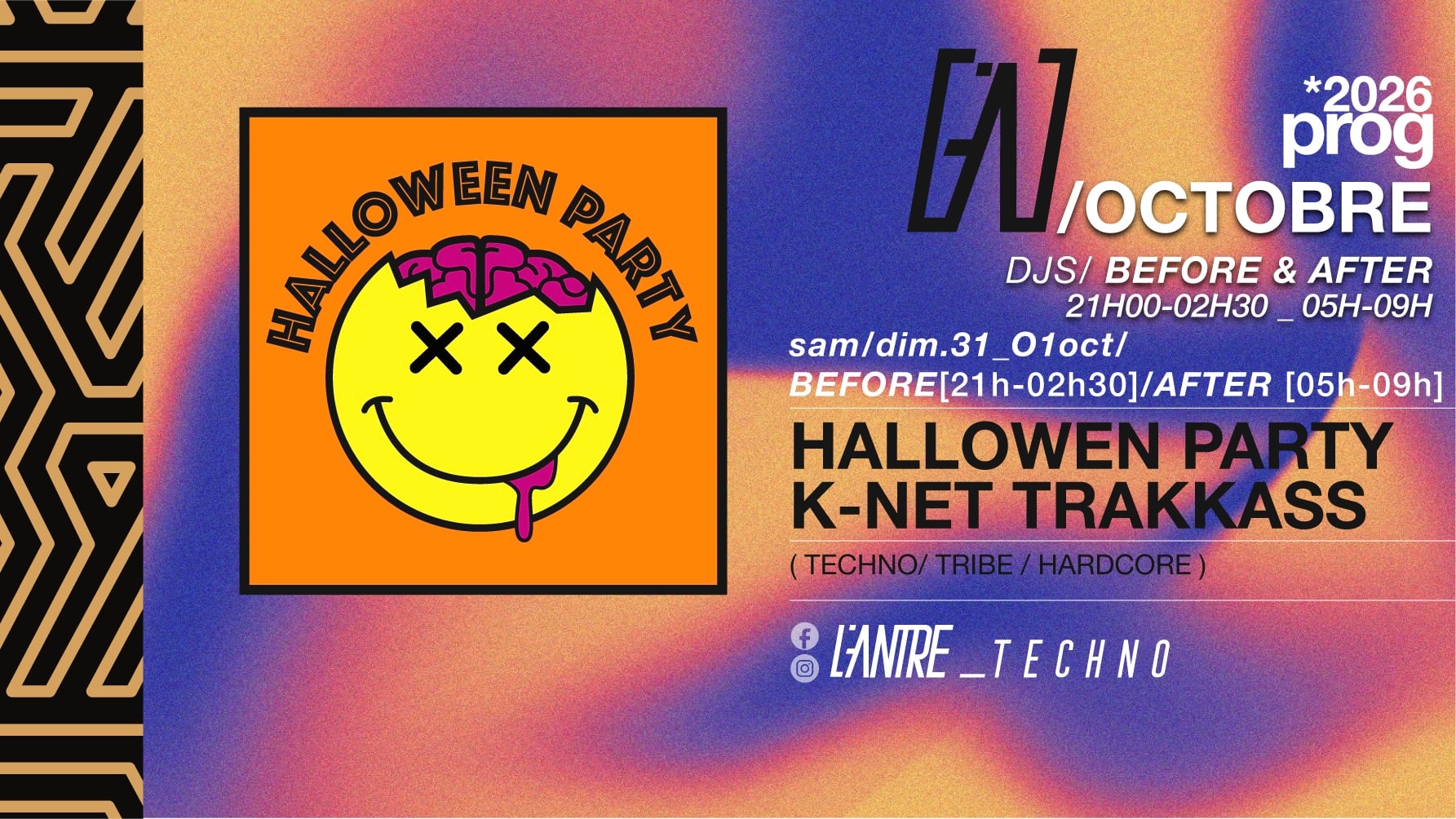 Halloween After Party : K-Net Trakkass — Techno