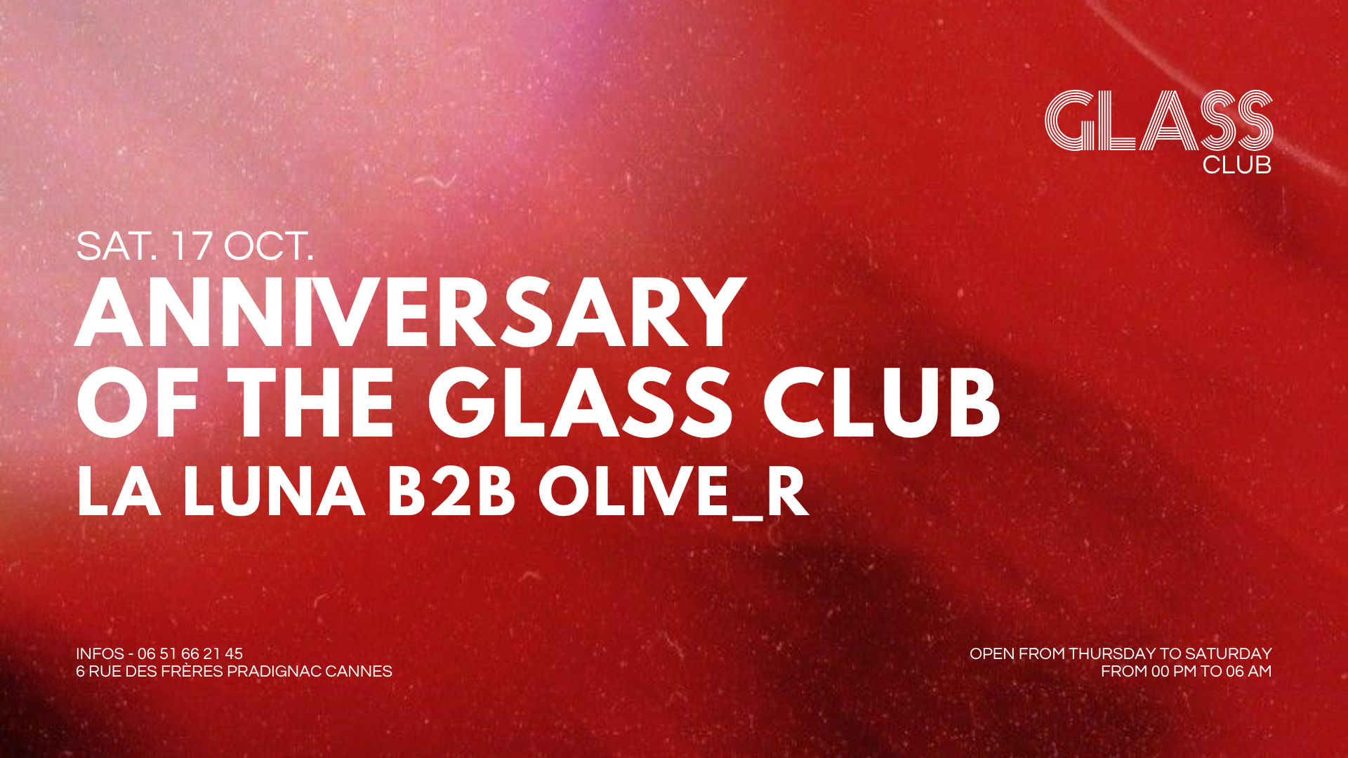 Anniversary Glass Club