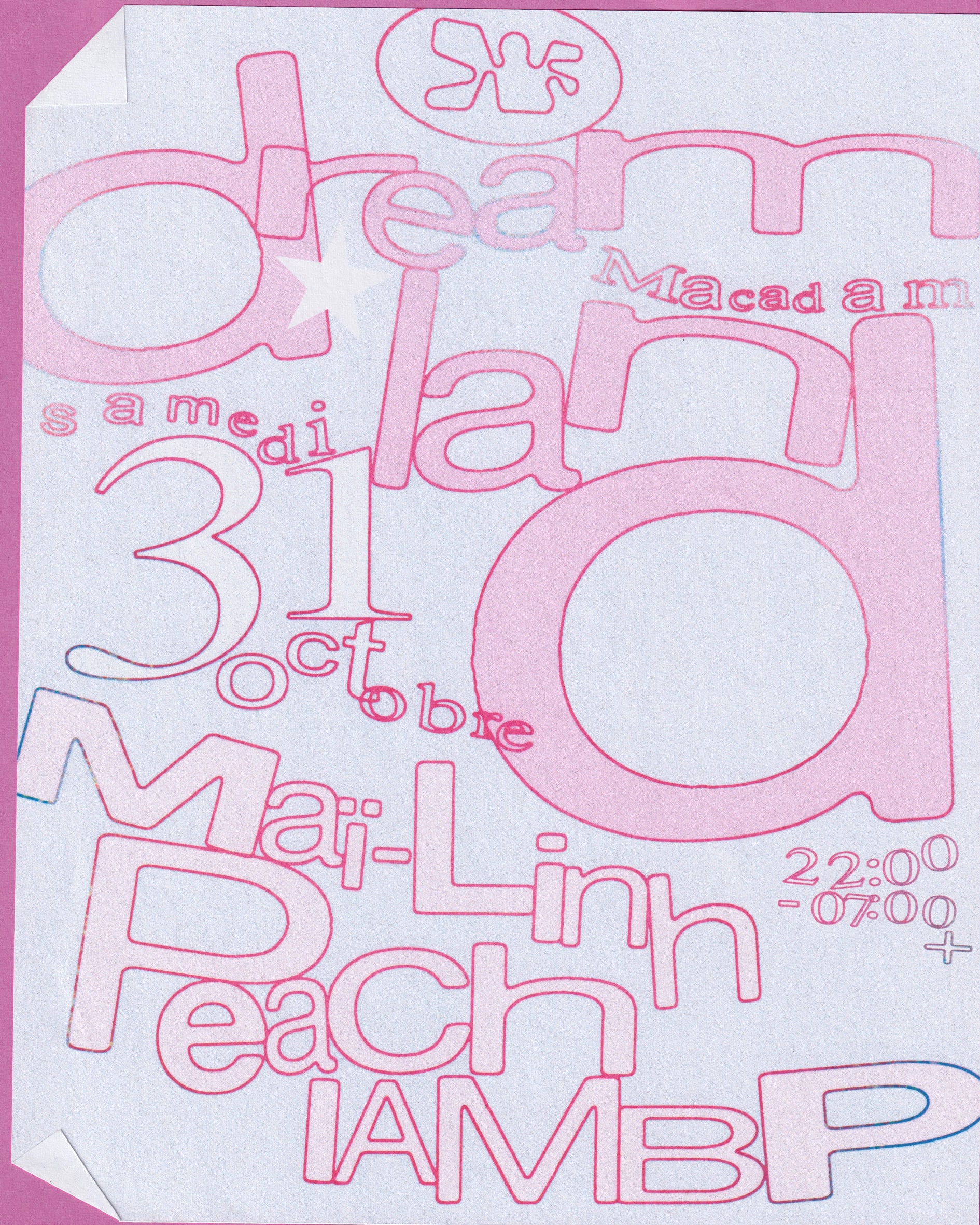 Macadam X Dreamland • Peach ~ Iambpm ~ Maï-Linh