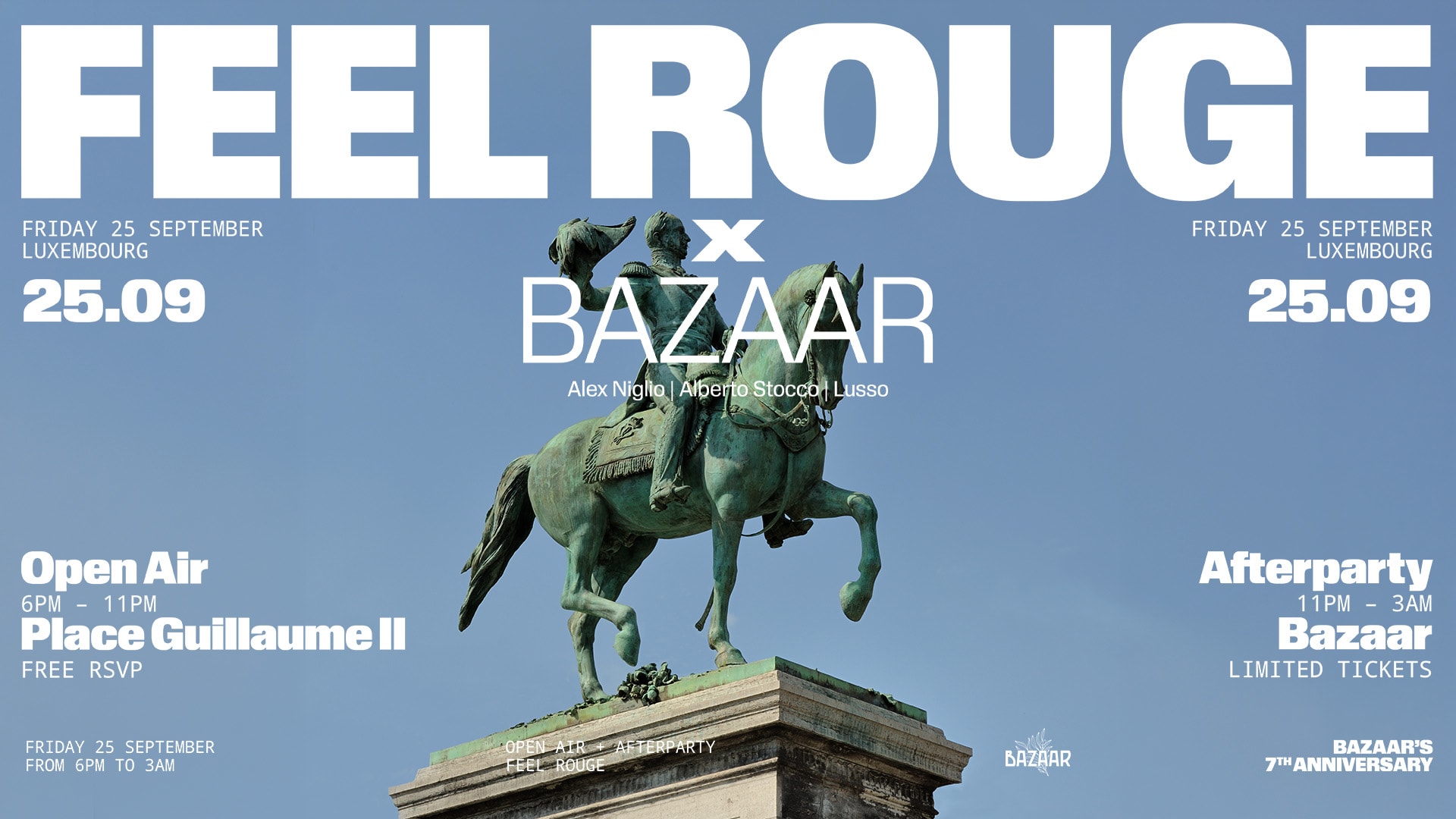 Fr X Bazaar // 25.09 // Open Air