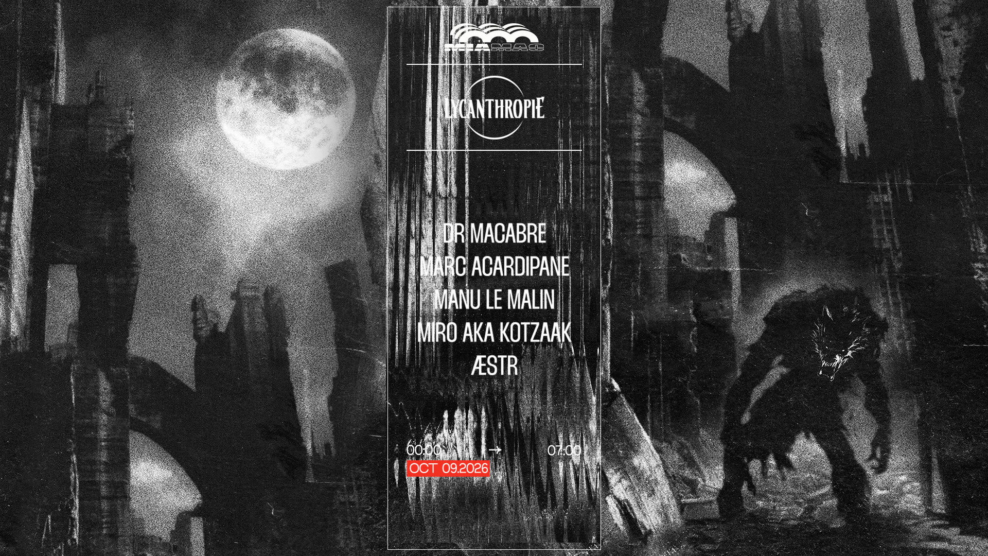 Lycanthropie	: Marc Acardipane, Dr Macabre, Manu Le Malin