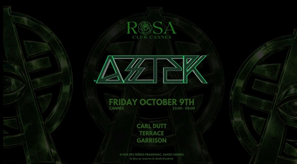Aztek « First Edition » - 09.10 - Rosa Club Cannes.