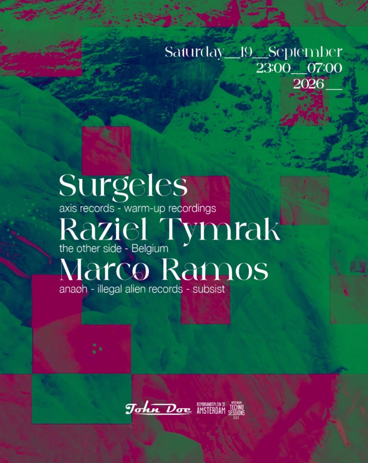 Amsterdam Techno Sessions W/ Surgeles (Warm-Up Recordings)