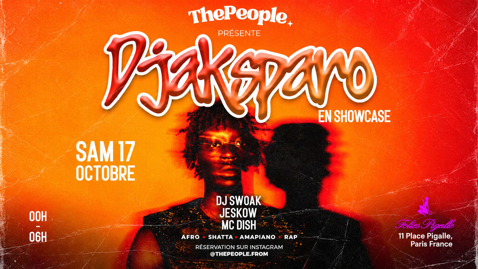 Djaksparo En Showcase — The People @ Folies Pigalle