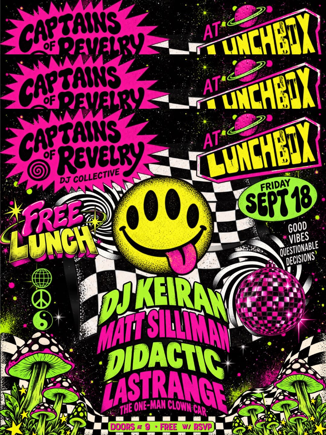 Captains Of Revelry At Lunchbox Free W Rsvp
