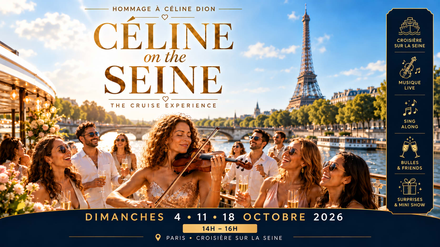 Celine On The Seine - Dimanche 11 Octobre