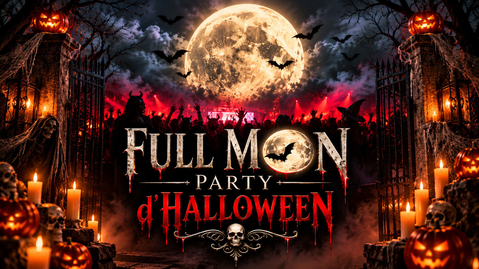 🌕 Full Moon Party 🎃 Halloween