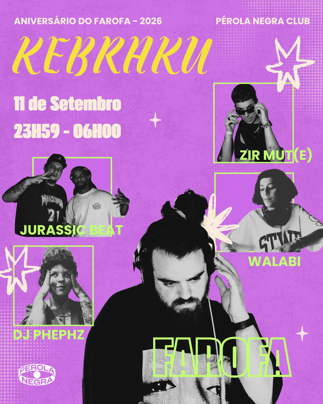 Kebraku: Aniversário Do Farofa