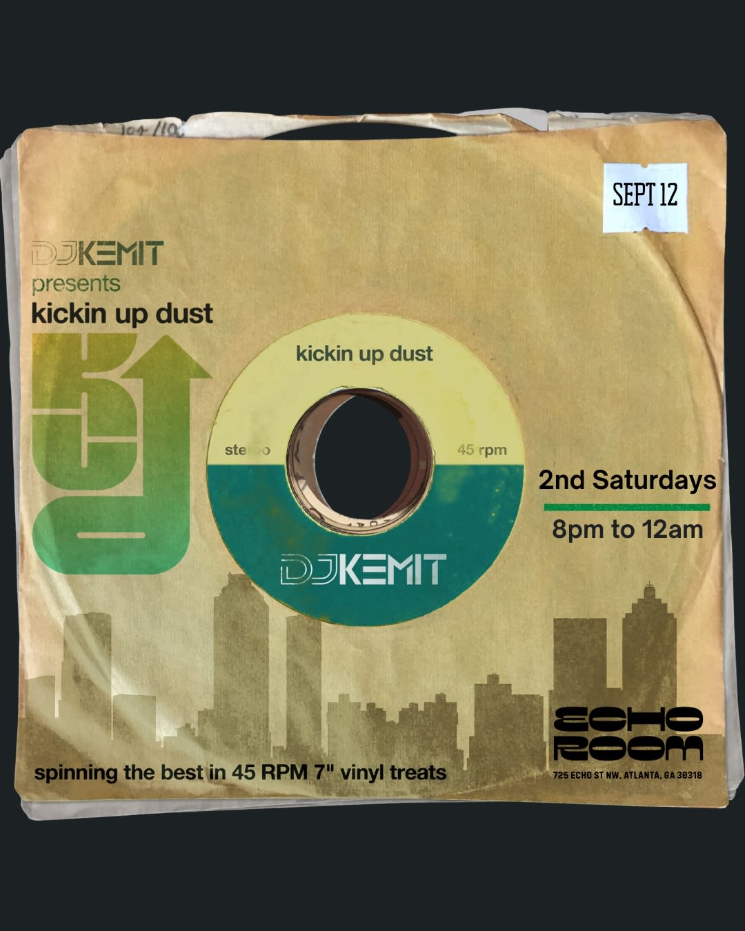 Dj Kemit Presents Kickin Up Dust September 12 2026