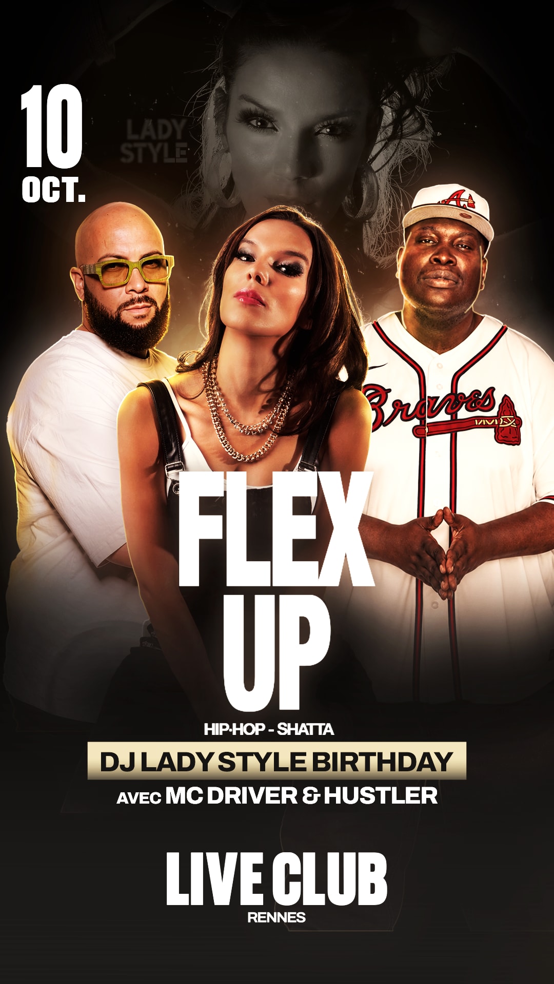Flex Up : Dj Lady Style : Driver & Hustler/Cayz'm/Florent G