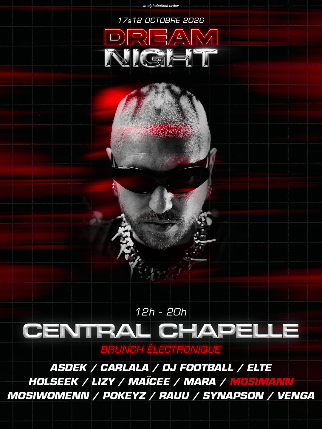 Mosimann : Dream Night — Central Chapelle + Zénith