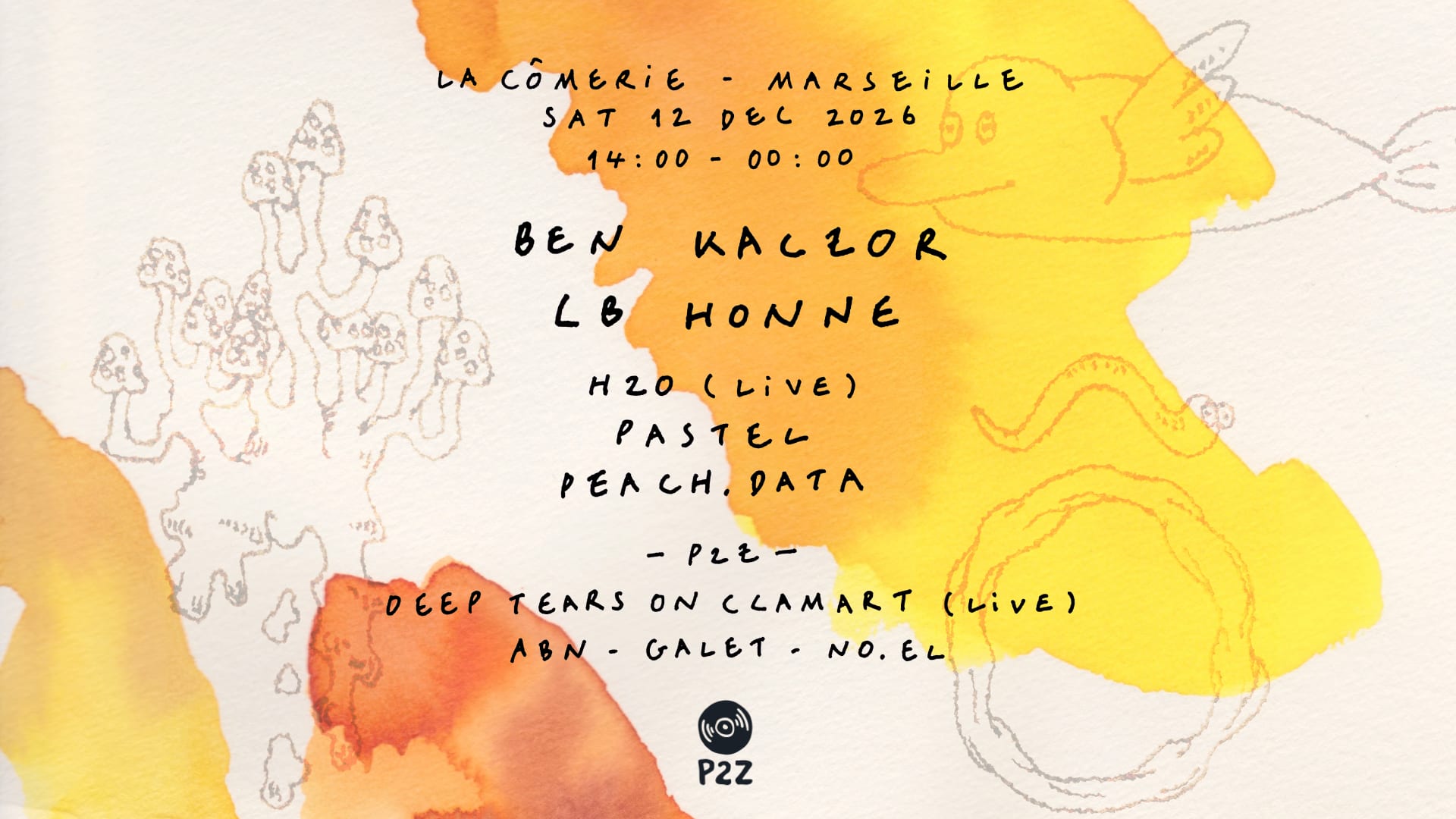 P2z : Lb Honne, Ben Kaczor, Pastel, H2o & Peach.Data
