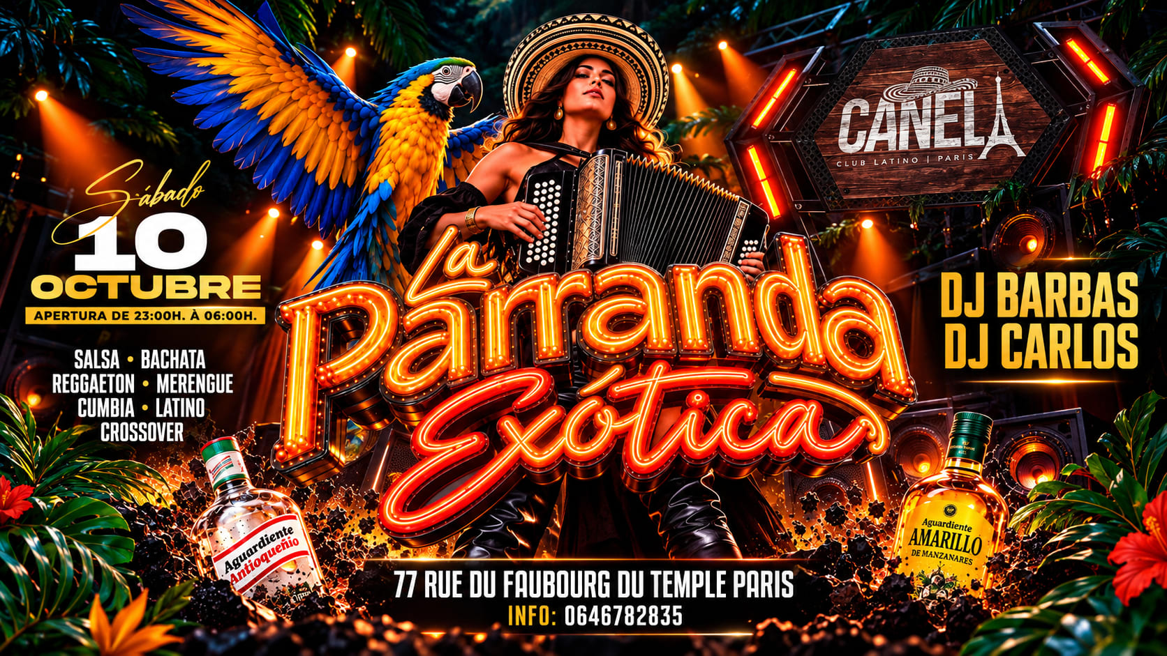 Sabado De Parranda Exotica / Soirée Latino