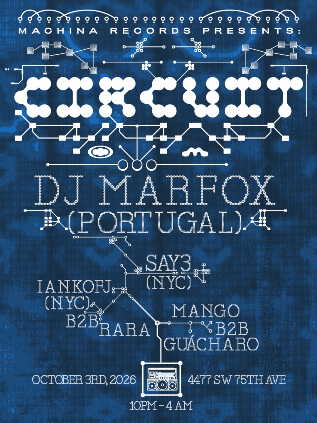 Machina Records Presents: Circuit - Dj Marfox