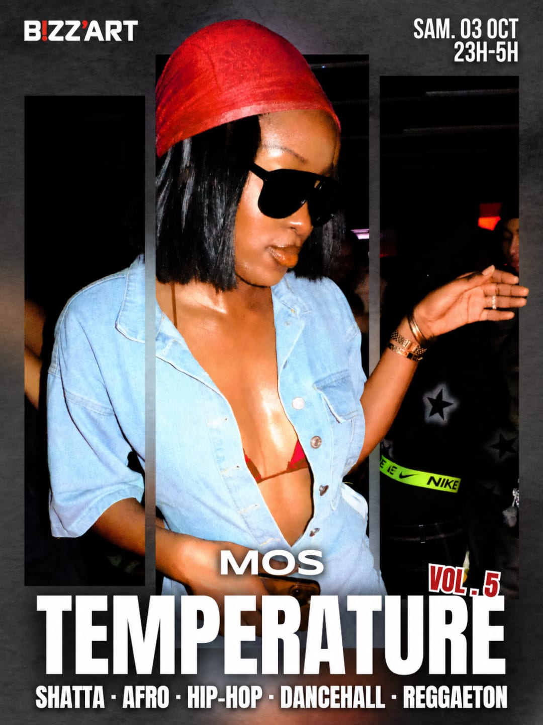 Temperature #5 – Soirée Afro Shatta Hip-Hop Paris | 03.10.26