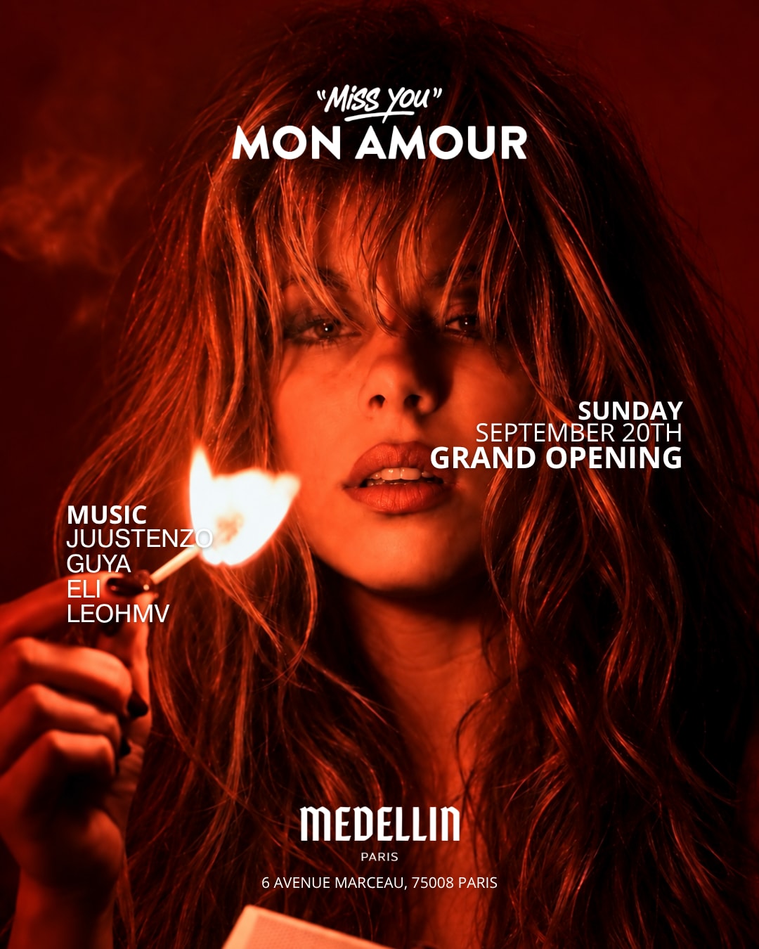 Opening: Miss You Mon Amour @ Medellin Paris - Dim 20 Sept.