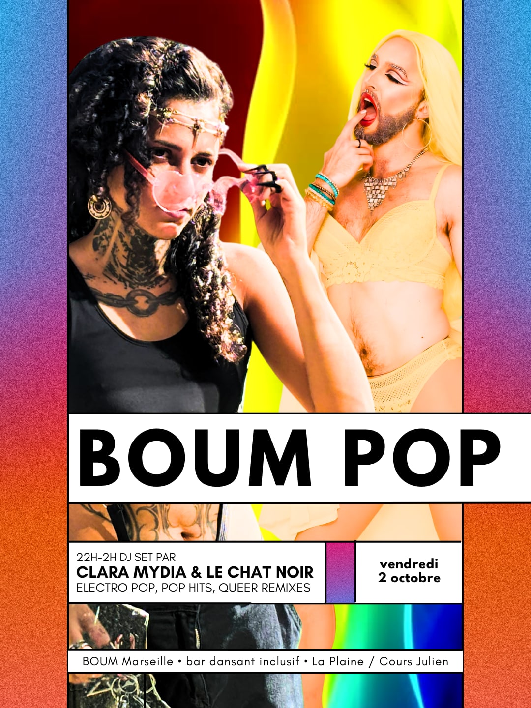 Boum Pop - Dj Sets Par Clara Mydia & Le Chat Noir