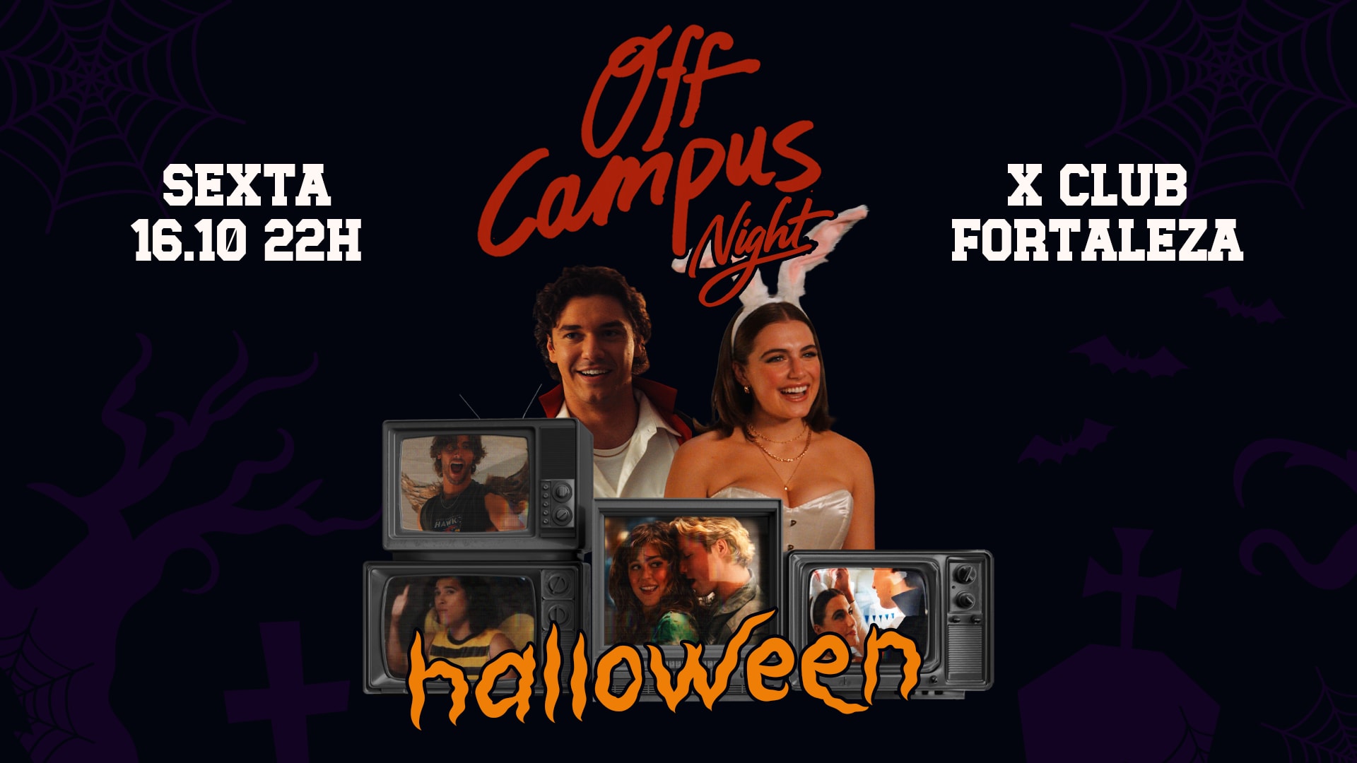 Off Campus Night Halloween Em Fortaleza