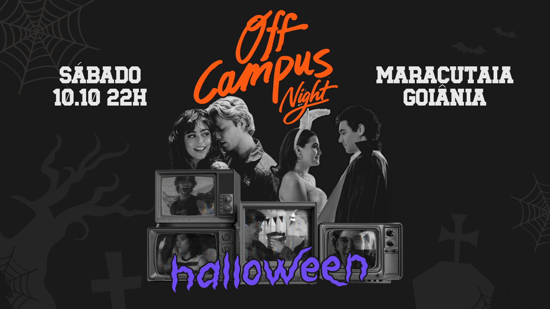 Off Campus Night Halloween Em Goiânia