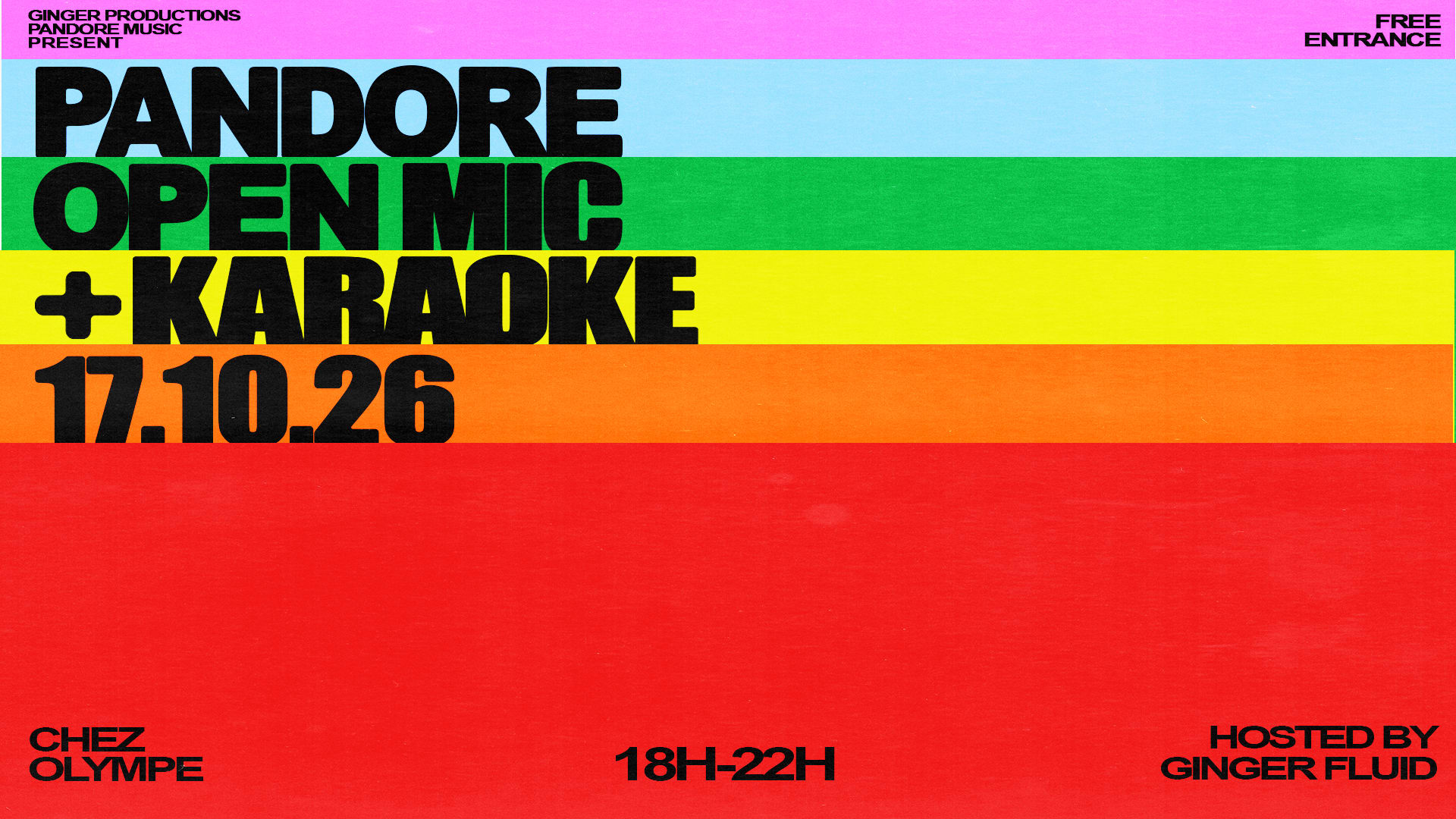 Pandore Open Mic + Karaoké