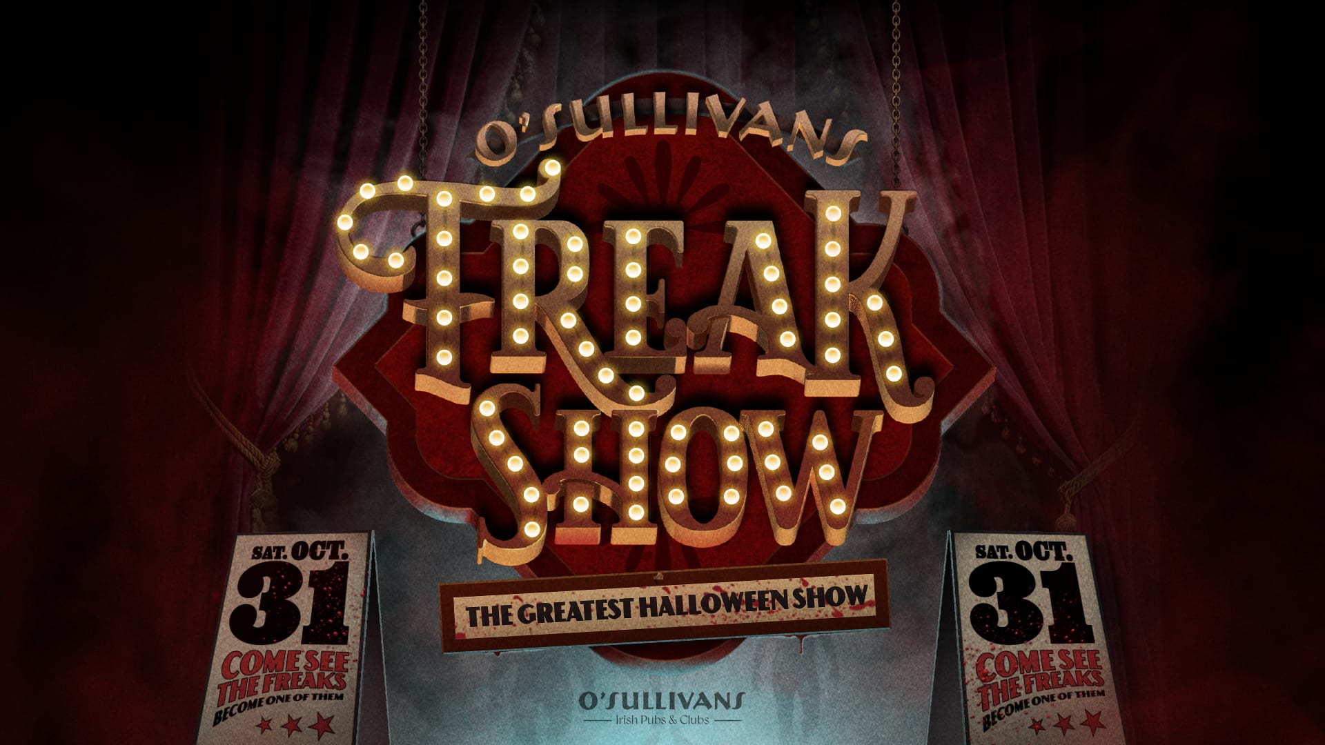Halloween Freak Show — O’Sullivans Champs-Élysées 🎪