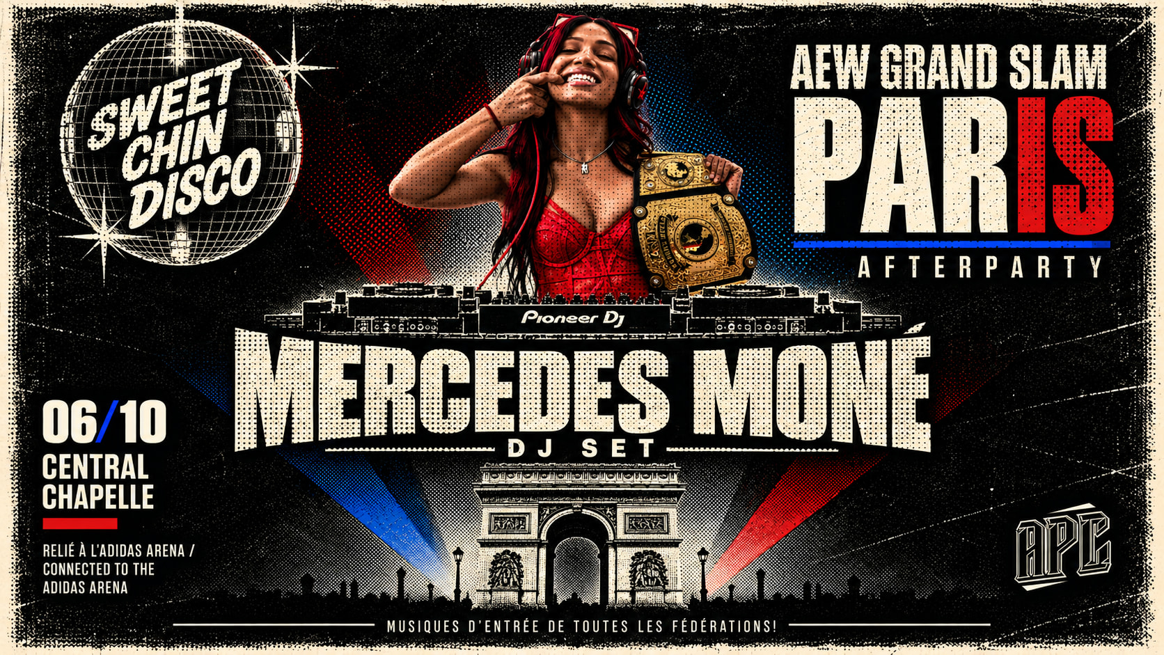 Sweet Chin Disco Aew Grand Slam Afterparty Central Chapelle