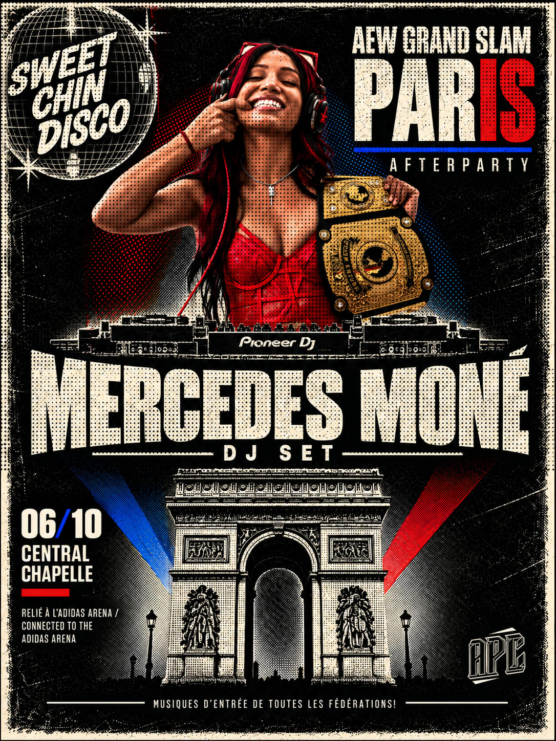 Sweet Chin Disco Aew Grand Slam Afterparty Central Chapelle