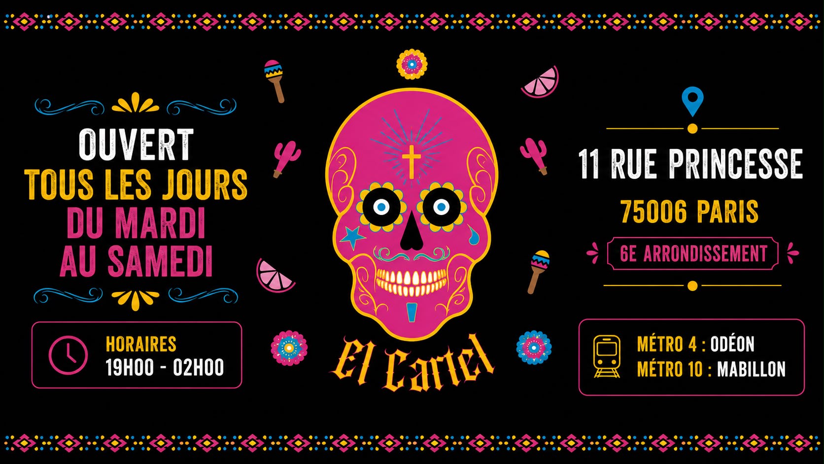 El Cartel - Bar Latino - Jeudi 08 Octobre 2026