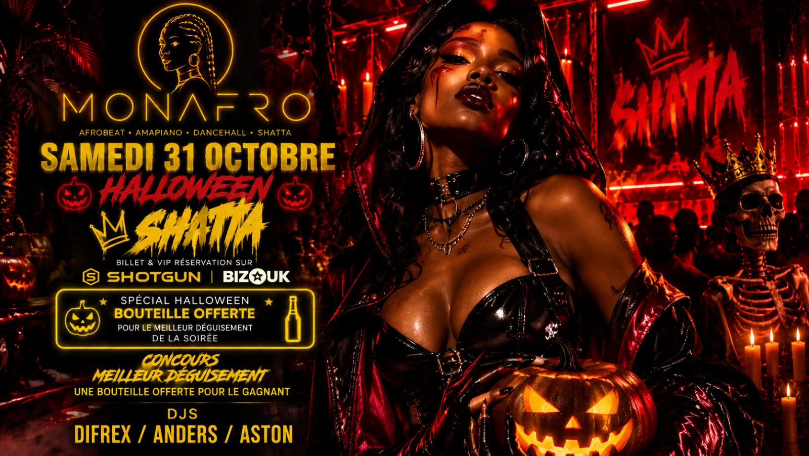 Monafro Se Deguise 🎃Haloween Party🎃