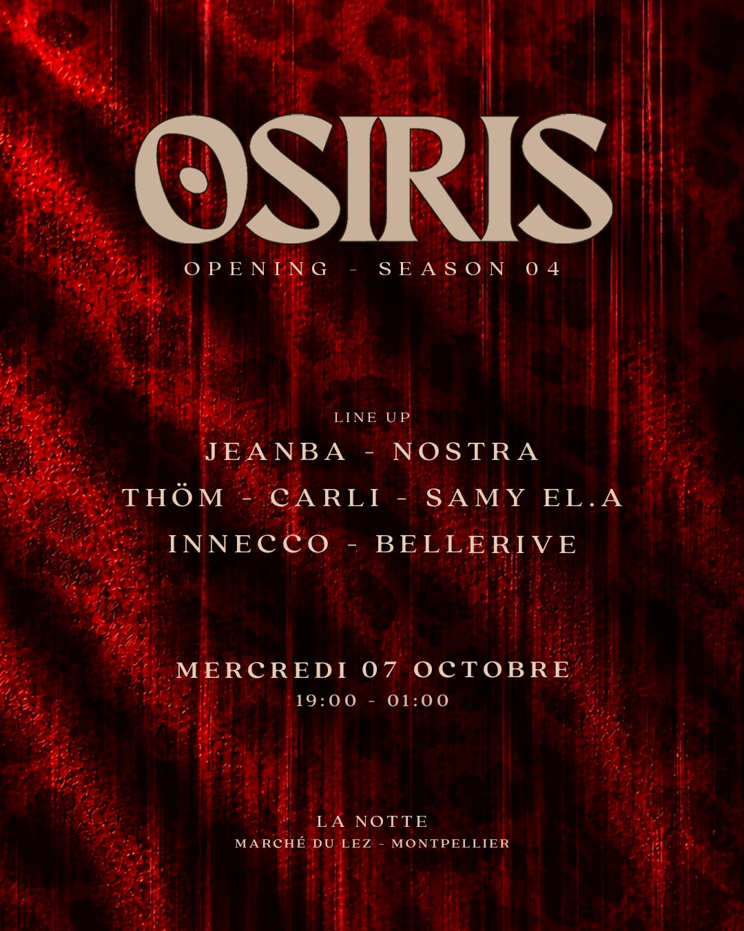 Osiris : Opening Season 04 - La Notte