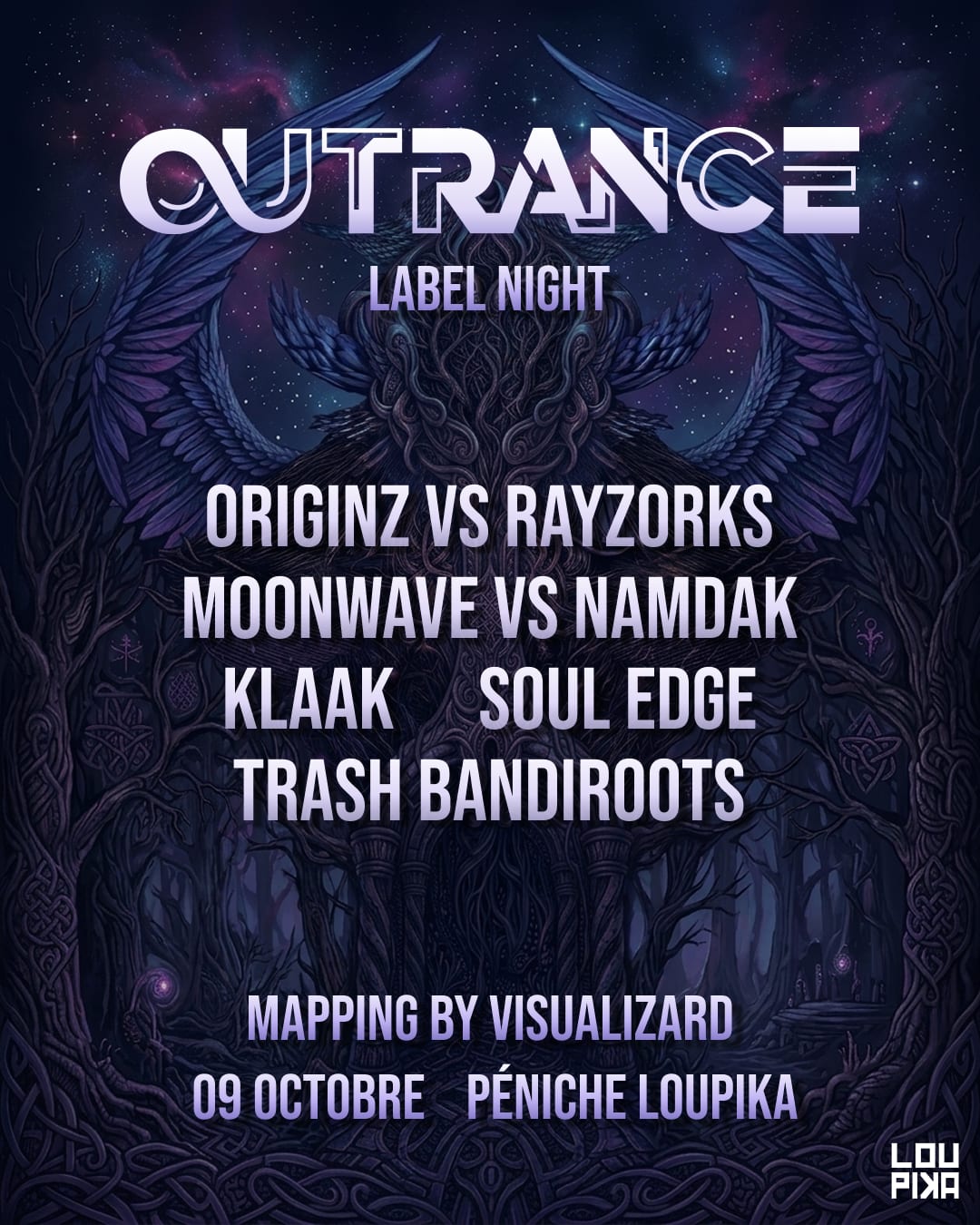 Outrance Label Night