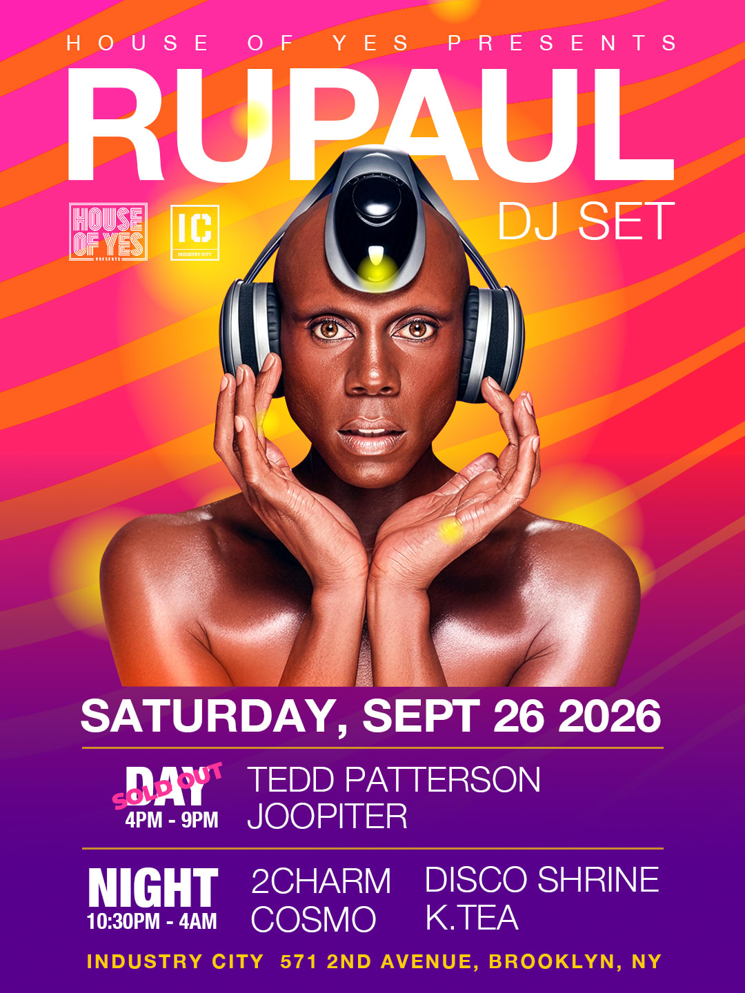 Rupaul [2nd Show!] @ 𝙸𝙽𝙳𝚄𝚂𝚃𝚁𝚈 𝙲𝙸𝚃𝚈