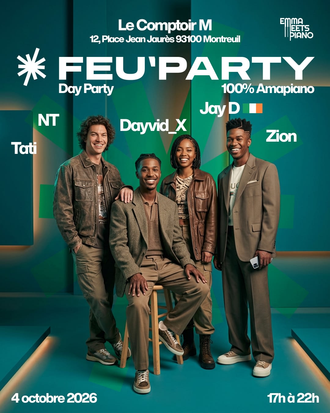Feu'party Sunday Day Party 100% Amapiano