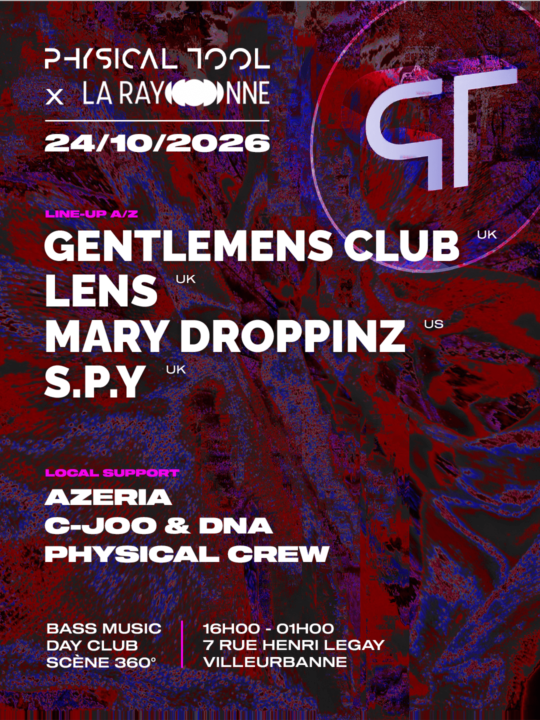 Physical Tool X La Rayonne [Bass Music Day Club]