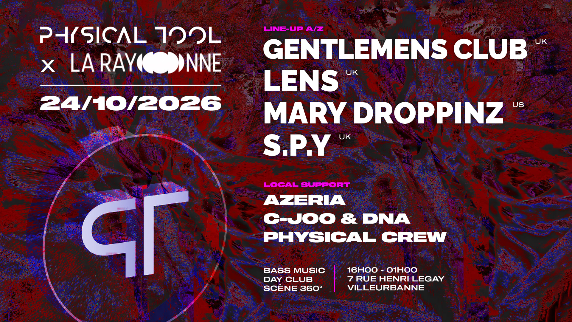 Physical Tool X La Rayonne [Bass Music Day Club]