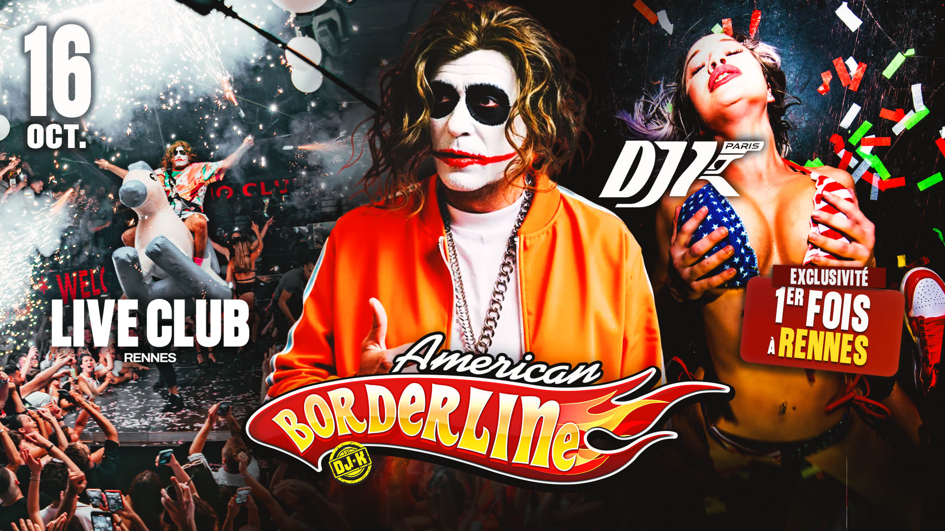 American Bordeline (1er Fois À Rennes) : Dj K