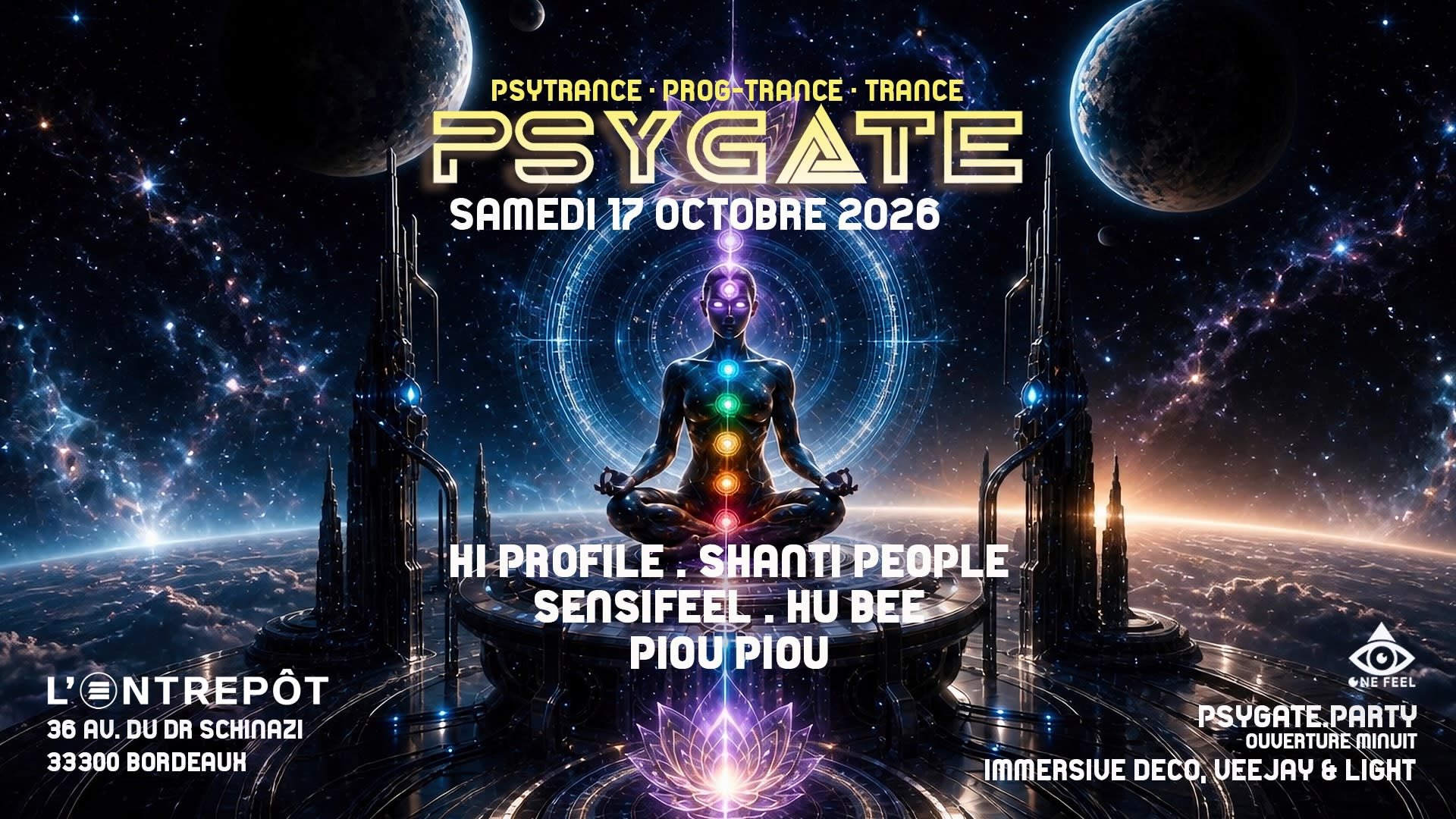 Psygate // Hi Profile - Shanti People - Sensifeel - Hu Bee