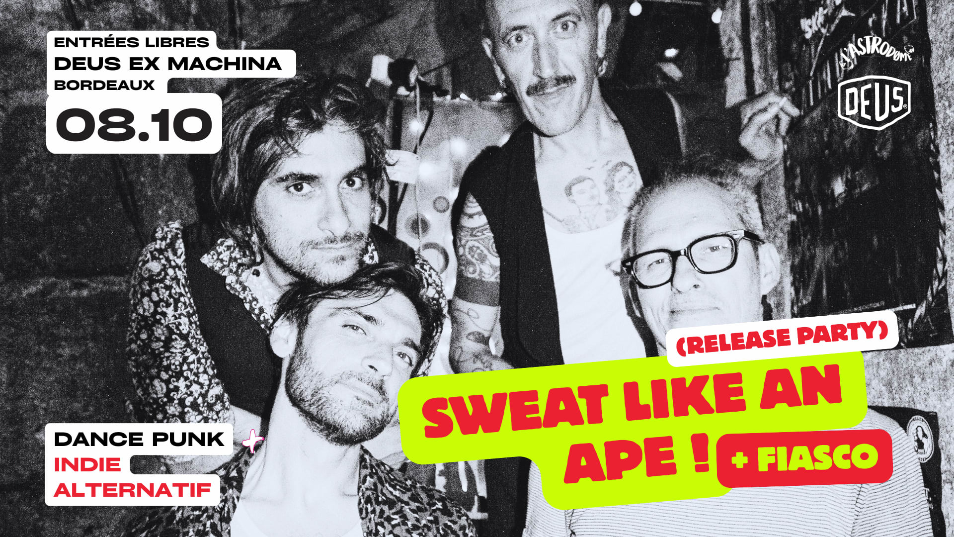 Sweat Like An Ape ! (Release) - Deus Ex Machina Bordeaux