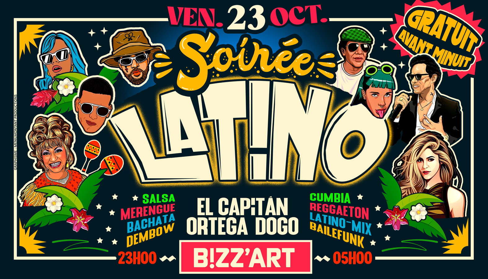 Soirée Latino X Canal St Martin  23.10.26