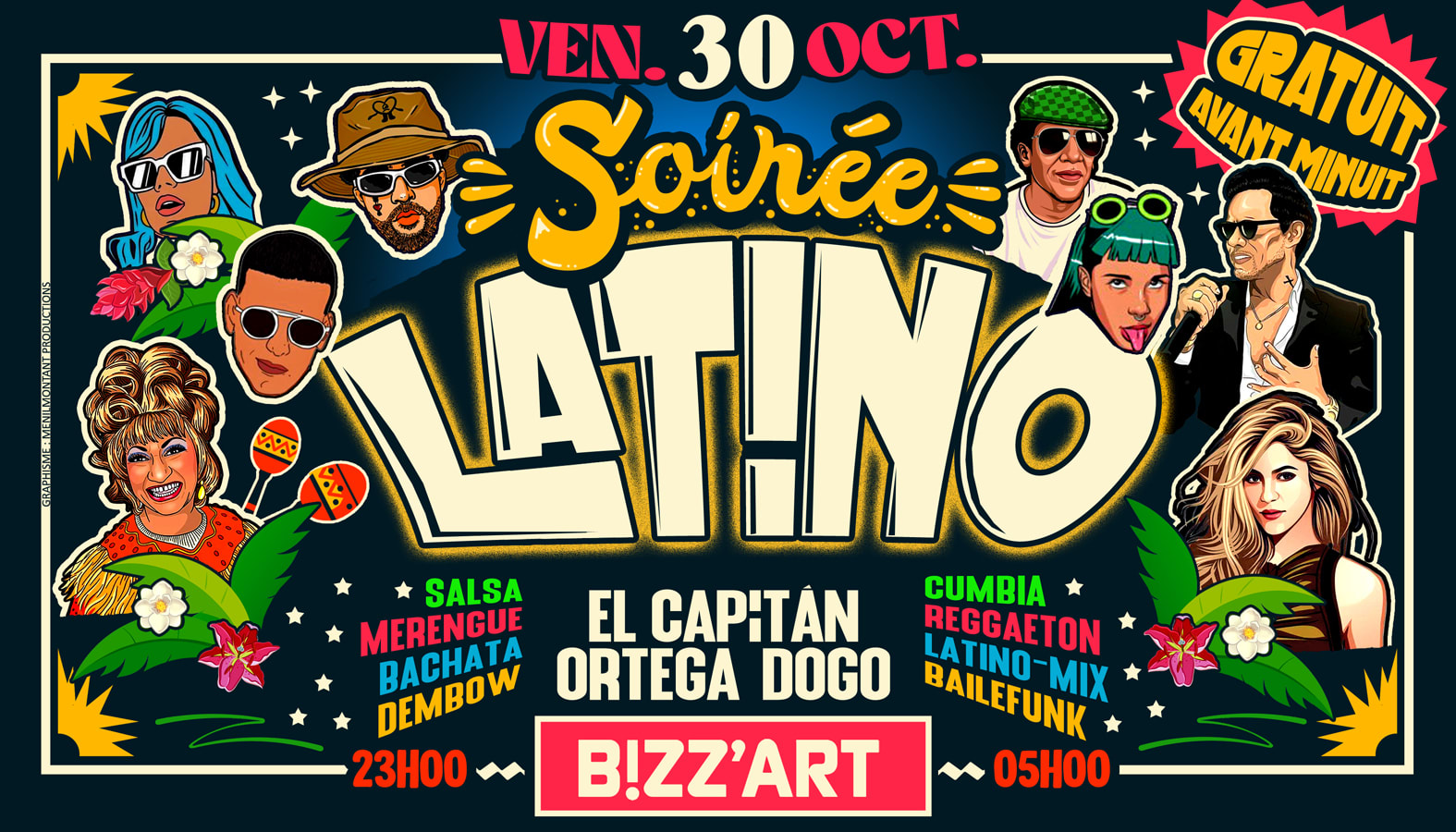 Soiree Latino X Canal Saint Martin 30.10.26