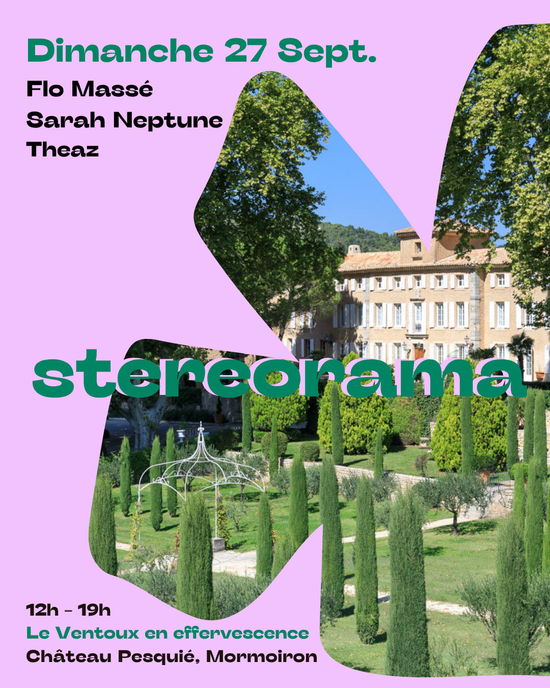 Stereorama #3 W/ Flo Massé + Sarah Neptune + Theaz