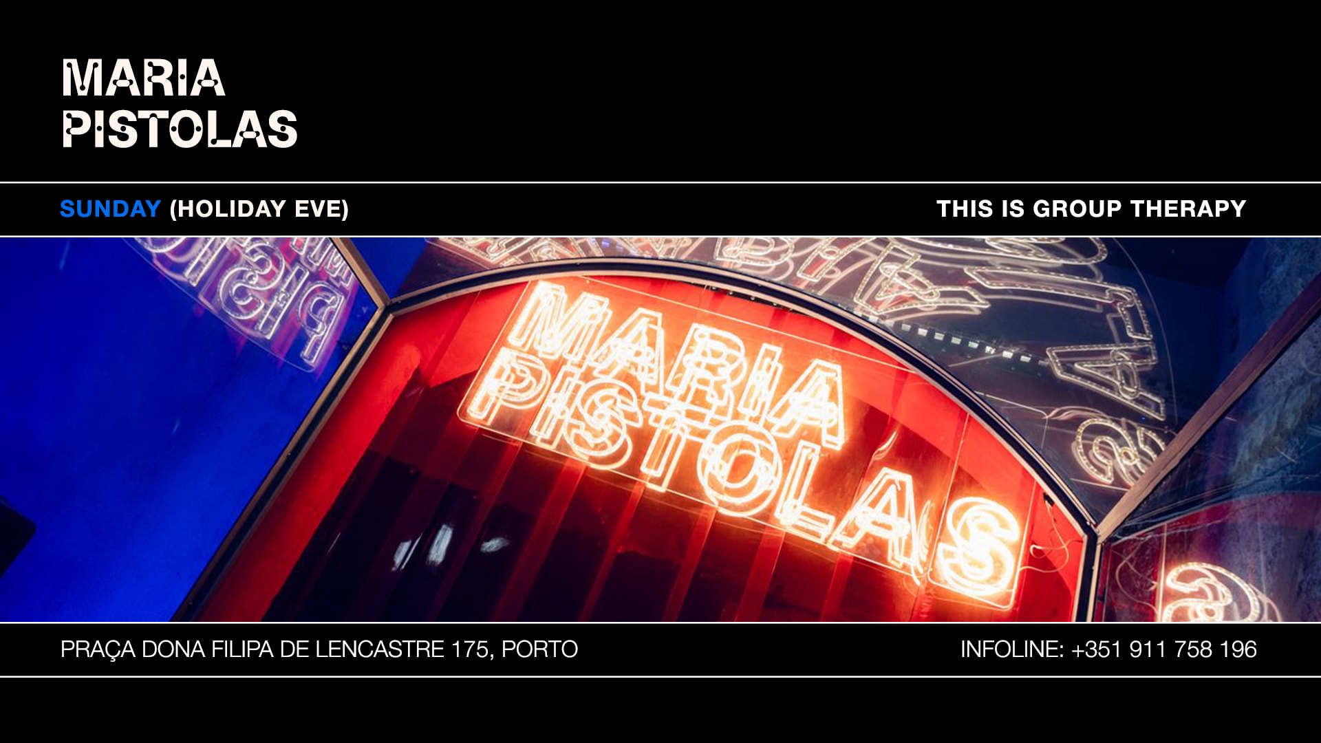 Sunday (Holiday Eve) - 04/10 - Maria Pistolas
